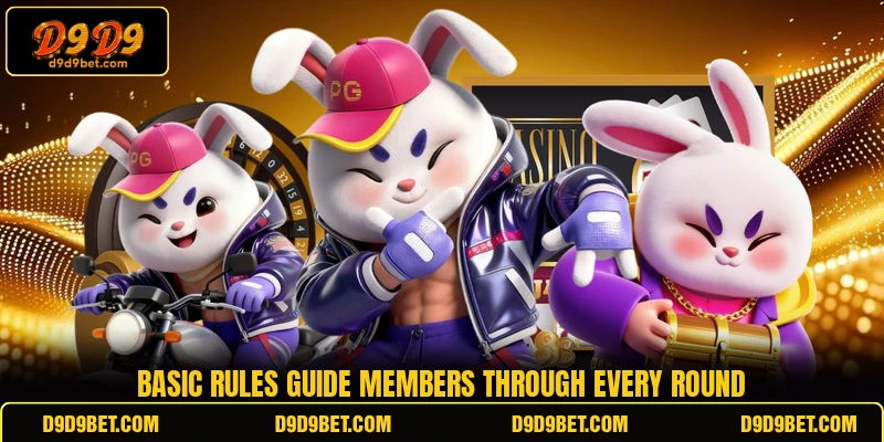 Basic rules guide members through every round Basic rules guide members through every round