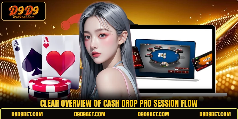 Clear overview of Cash Drop Pro session flow Clear overview of Cash Drop Pro session flow