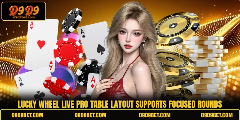 Lucky Wheel Live Pro table layout supports focused rounds Lucky Wheel Live Pro table layout supports focused rounds