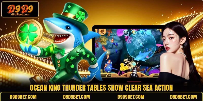 Ocean King Thunder tables show clear sea action Ocean King Thunder tables show clear sea action