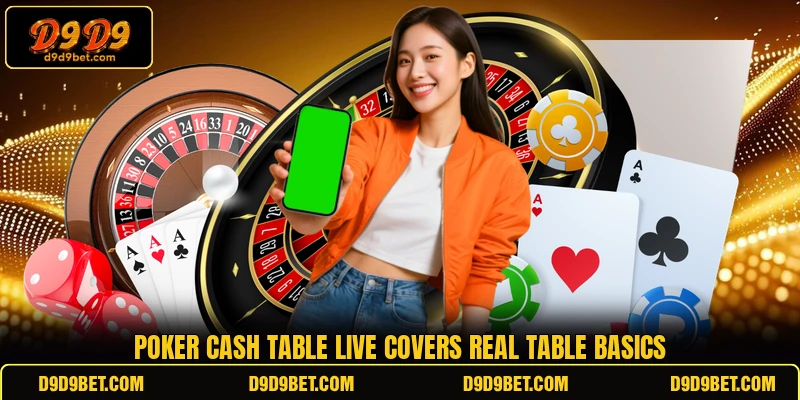 Poker Cash Table Live covers real table basics