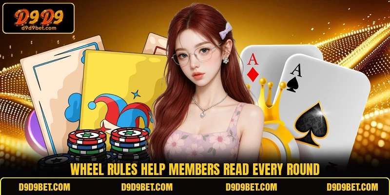 Wheel rules help members read every round Wheel rules help members read every round